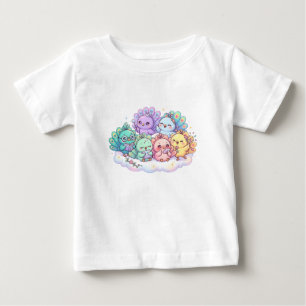 Cute Peacock Family Kids T-Shirt