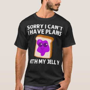 Cute Peanut Butter And Jelly Art Men Women Matchin T-Shirt