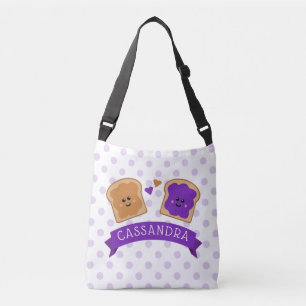 Cute Peanut Butter and Jelly Crossbody Bag