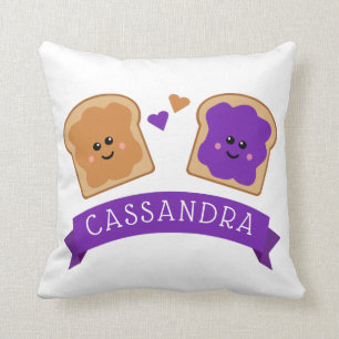 Cute Peanut Butter and Jelly Cushion
