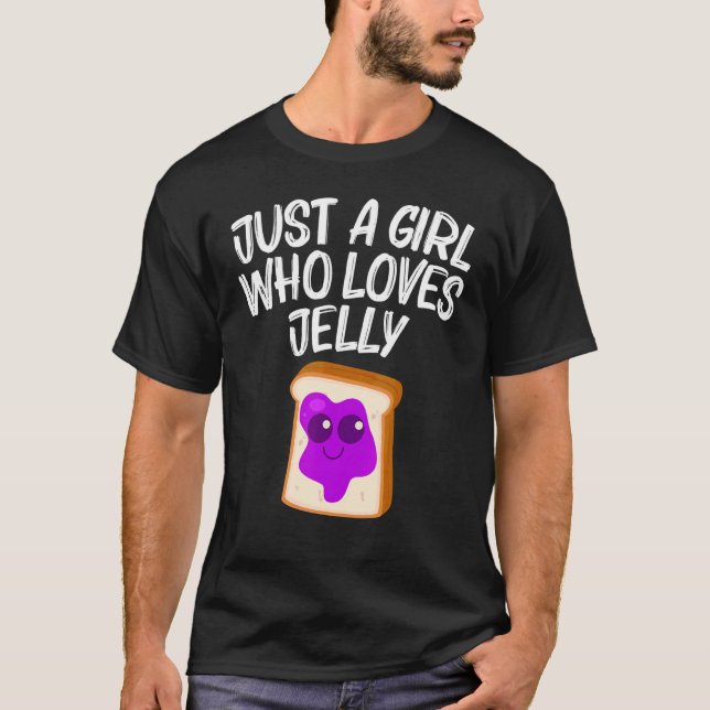 Cute Peanut Butter And Jelly For Girls Matching Bf T-Shirt (Front)