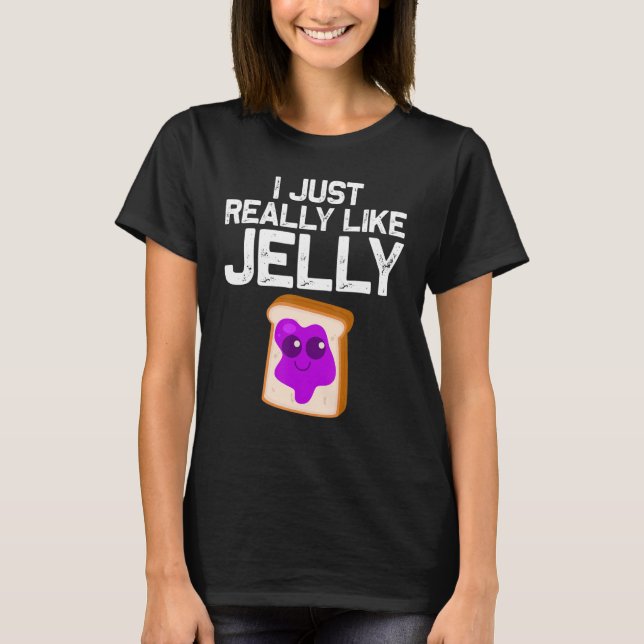 Cute Peanut Butter And Jelly Men Women Matching Bf T-Shirt (Front)