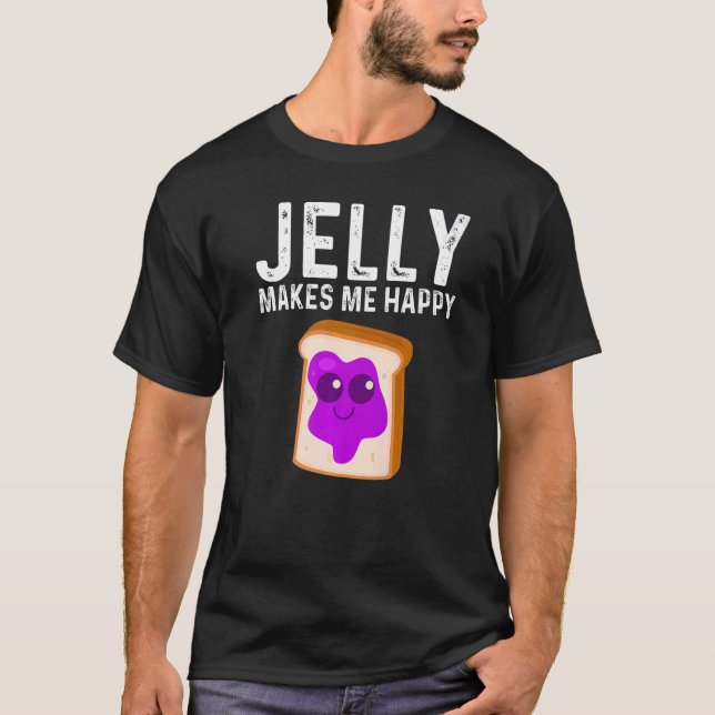 Cute Peanut Butter And Jelly Men Women Matching BF T-Shirt (Front)