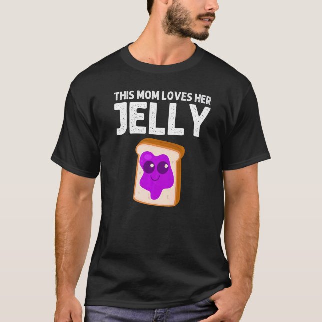 Cute Peanut Butter And Jelly Mum Women Matching BF T-Shirt (Front)