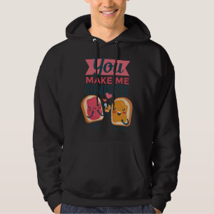 Cute peanut butter and jelly PB&J pairs Hoodie