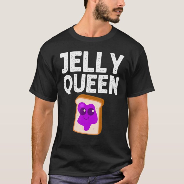 Cute Peanut Butter And Jelly Women Mum Matching Bf T-Shirt (Front)