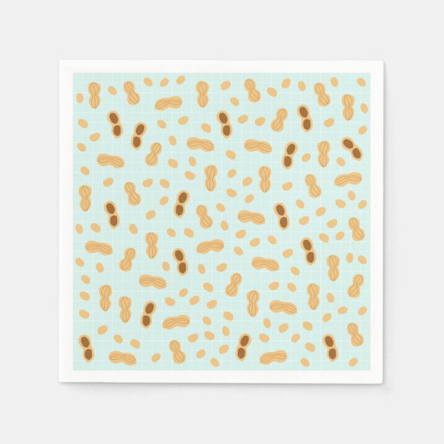 Cute Peanut Paper Napkins (Front)