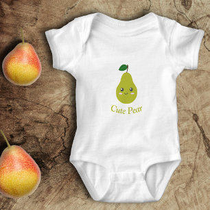 Cute Pear Baby Bodysuit