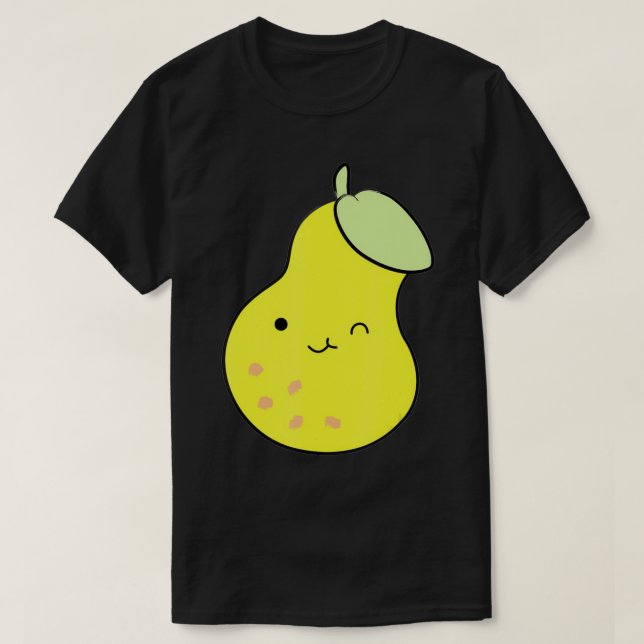 Cute Pear Tees Painted Happy Pear  (Design Front)