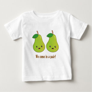 Cute Pears that come in a pair Baby T-Shirt