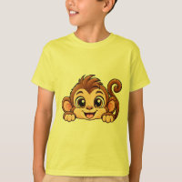 Cute Peekaboo Monkey
