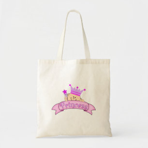 Cute Peeking Baby Princess Tote Bag
