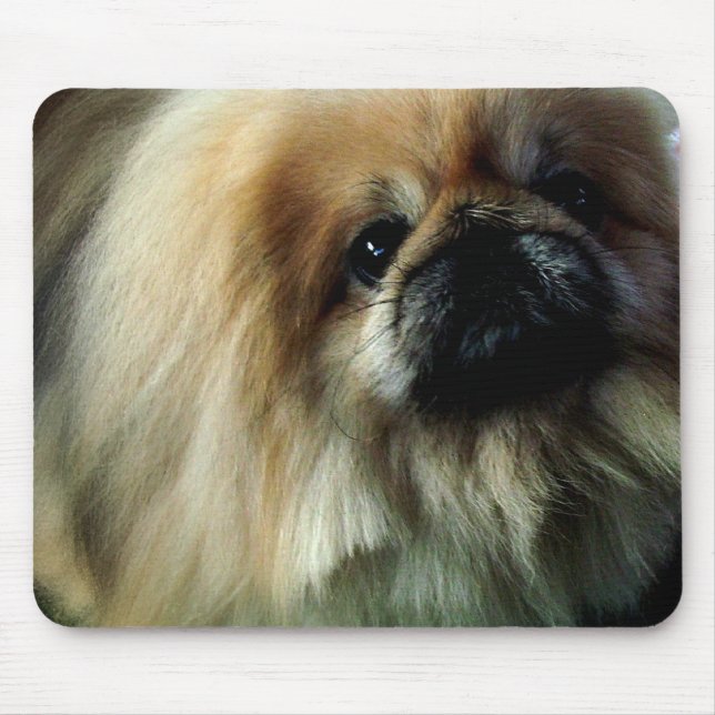 Cute Pekingese Mouse Pad (Front)