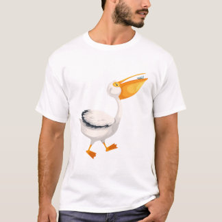 Cute pelican cartoon T-Shirt
