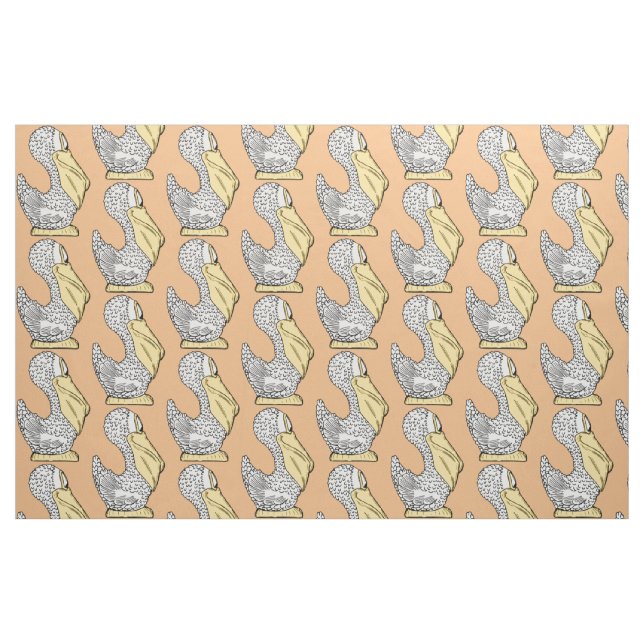 Cute Pelican custom fabric (Fat Quarter)