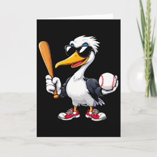 Cute Pelican Playing Sell Animal Lovers Men Women  Card