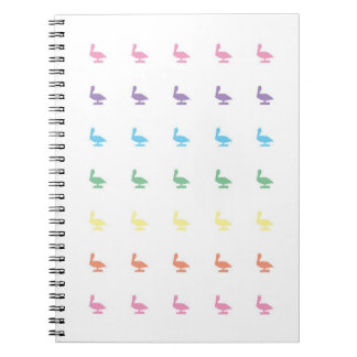 cute  pelicane pattern naples florida notebook