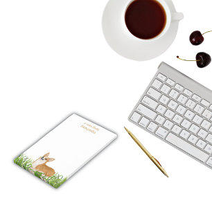 Cute Pembroke Corgi Dog Monogram Name Post-it Notes