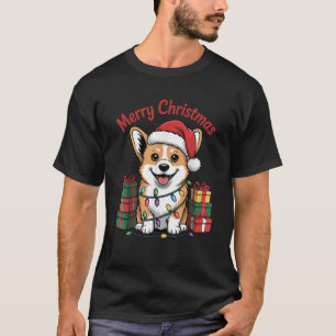 Cute Pembroke Welsh Corgi Christmas Funny Dog Love T-Shirt