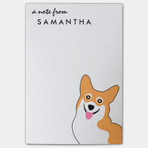 Cute Pembroke Welsh Corgi Notes