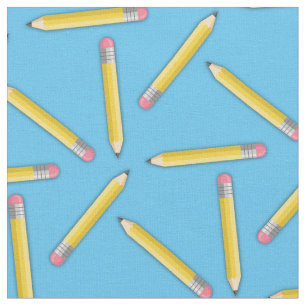 Cute Pencils School Supplies Craft Fabric