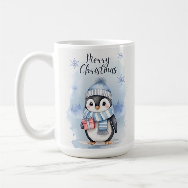 "Cute Penguin 2" Coffee Mug (Left)