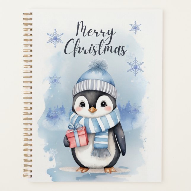 "Cute Penguin 2" Planner (Front)