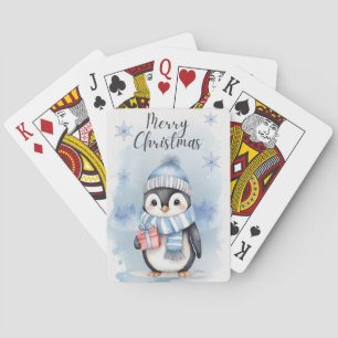 "Cute Penguin 2" Playing Cards
