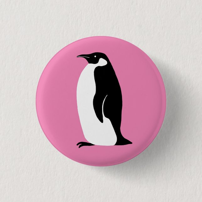 Cute Penguin 3 Cm Round Badge (Front)