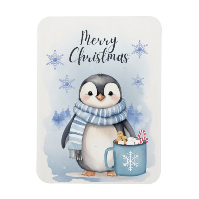 "Cute Penguin 3" Magnet (Vertical)
