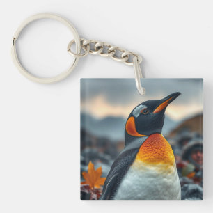 Cute Penguin Adventure Key Ring