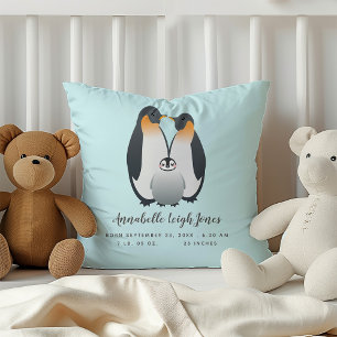 Cute Penguin Baby Nursery Cushion