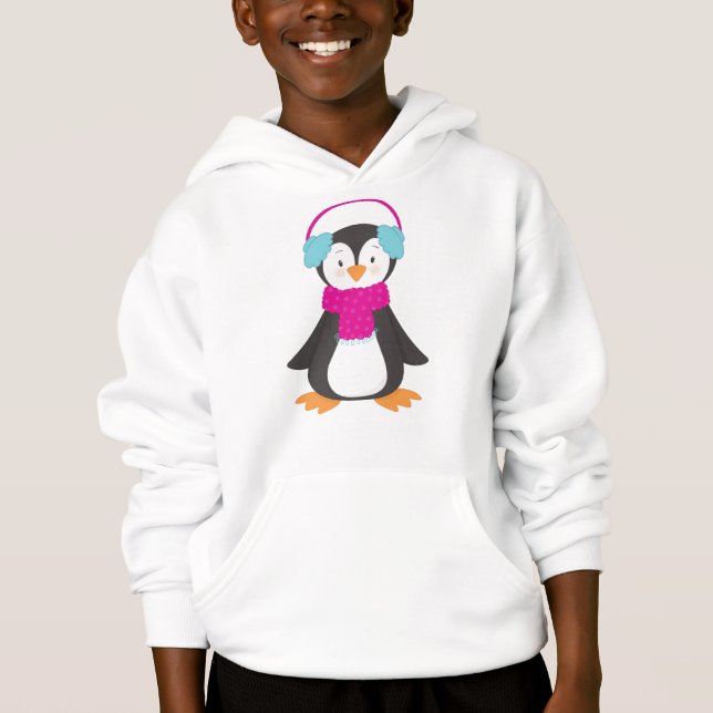 Cute Penguin, Baby Penguin, Penguin With Scarf (Front)