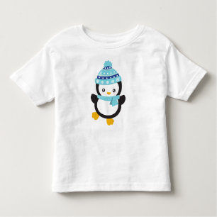 Cute Penguin, Baby Penguin, Penguin With Scarf Toddler T-Shirt