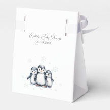 Cute Penguin Baby Shower