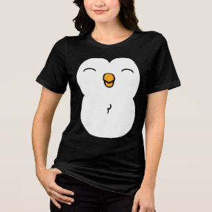 Cute Penguin Belly Tri-Blend Shirt