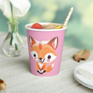 Cute Penguin Bird Ice animal Birthday Party Paper Cups