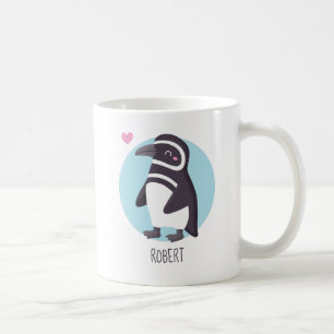Cute Penguin Boyfriend Matching Personalised Coffee Mug
