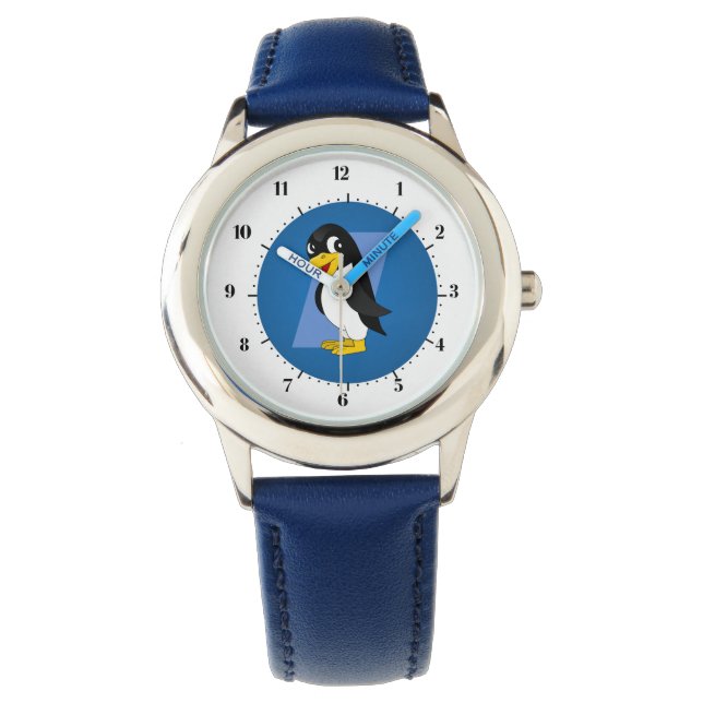 Cute penguin cartoon watch (Front)