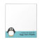 Cute Penguin Cartoon with Area for Name