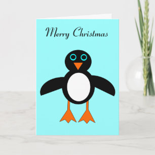 Cute Penguin Christmas Card