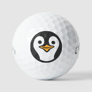 Cute Penguin Christmas Personalised Callaway Golf Balls
