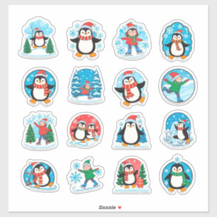 🎁Cute Penguin Christmas Sticker Fun Gift Set ✨