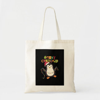 Cute Penguin  Christmas Tote