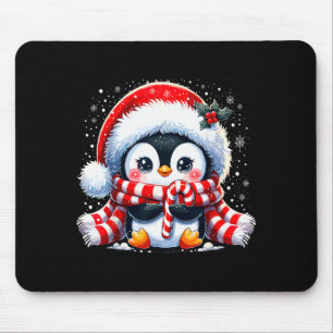 Cute Penguin Christmas Xmas Mouse Pad