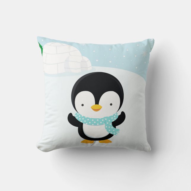 Cute Penguin Cushion (Front)