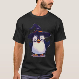 Cute Penguin Face Design Halloween 2023 Costume Wi T-Shirt