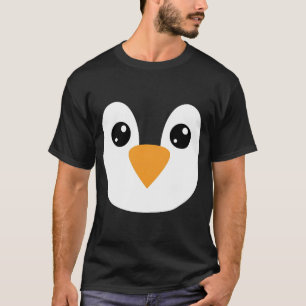 Cute Penguin Face Halloween Costume Funny Birthday T-Shirt