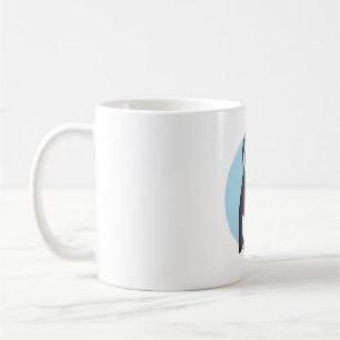 Cute Penguin Facing Right Matching Pair Coffee Mug