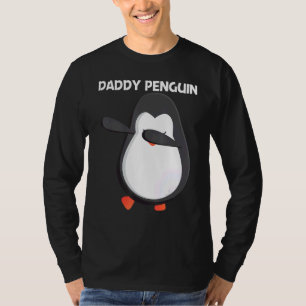 Cute Penguin For Men Dad Boys Antarctic Animal T-Shirt